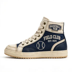 Baseball Fan High Top Shoes – Custom Team Name & Year Sneakers
