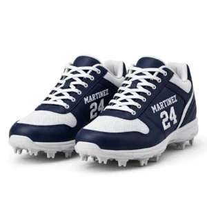 Custom Baseball Cleats – Personalized Name & Number Low Top Shoes