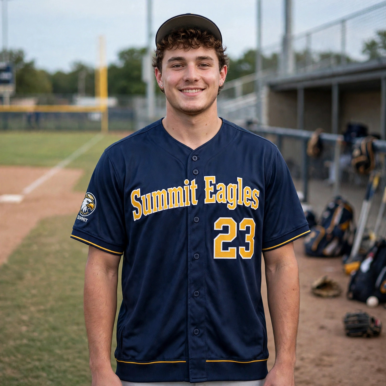 Custom Baseball Jersey – Personalized Name & Number, Adult Sizes - Image 2
